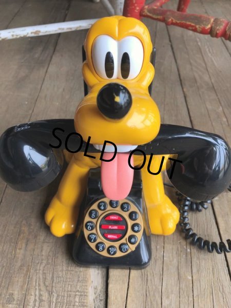 画像7: 90s Vintage Disney Pluto Phone (B232) (7)