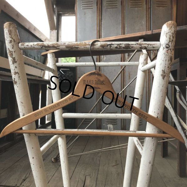 画像4: Vintage Antique Advertising Wood Hanger RAAB BROS. (B253) (4)