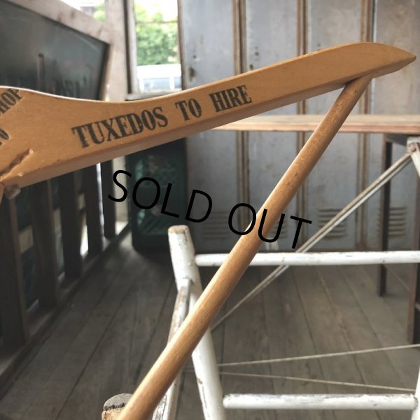 画像3: Vintage Antique Advertising Wood Hanger FISCH'S MEN'S SHOP (B245) (3)