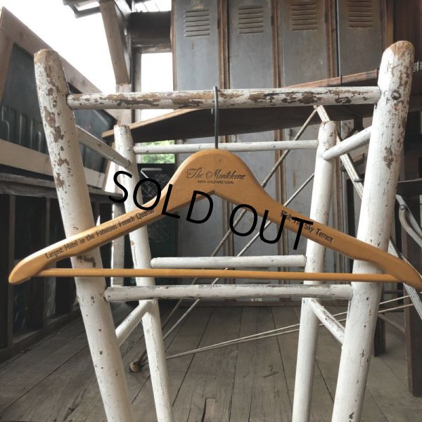 画像4: Vintage Antique Advertising Wood Hanger The Monteleone (B244) (4)