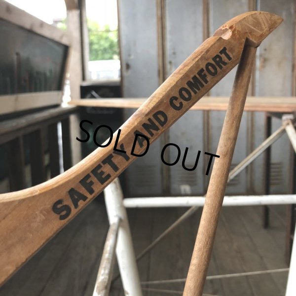 画像3: Vintage Antique Advertising Wood Hanger PULL MAN (B260) (3)