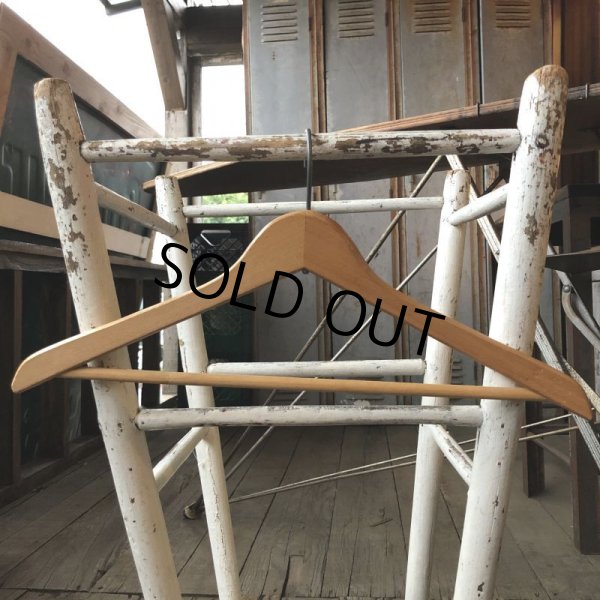 画像5: Vintage Antique Advertising Wood Hanger for a fresh STRT.STOP at a Hotel (B238) (5)