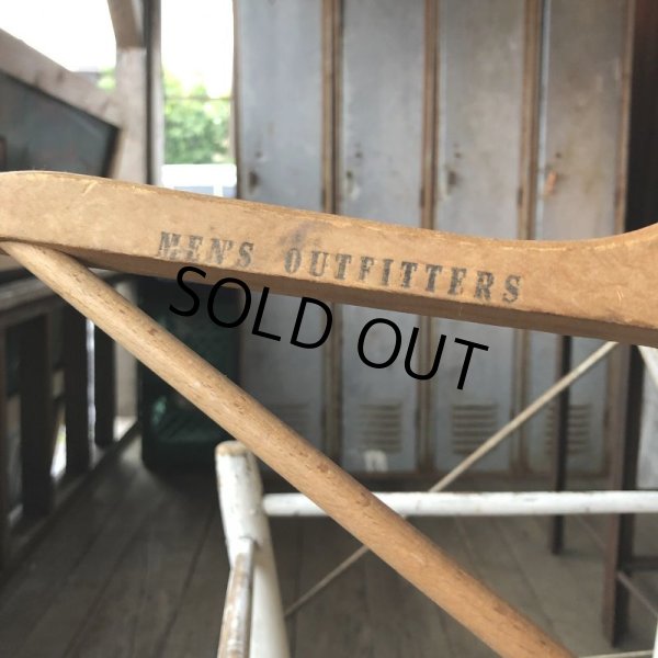 画像2: Vintage Antique Advertising Wood Hanger JACKSON AND MOYER (B252) (2)