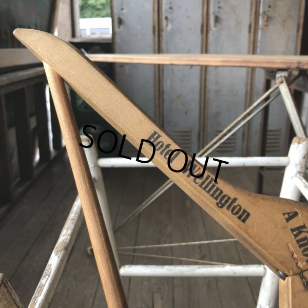 画像2: Vintage Antique Advertising Wood Hanger A Knott Hotel (B256) (2)