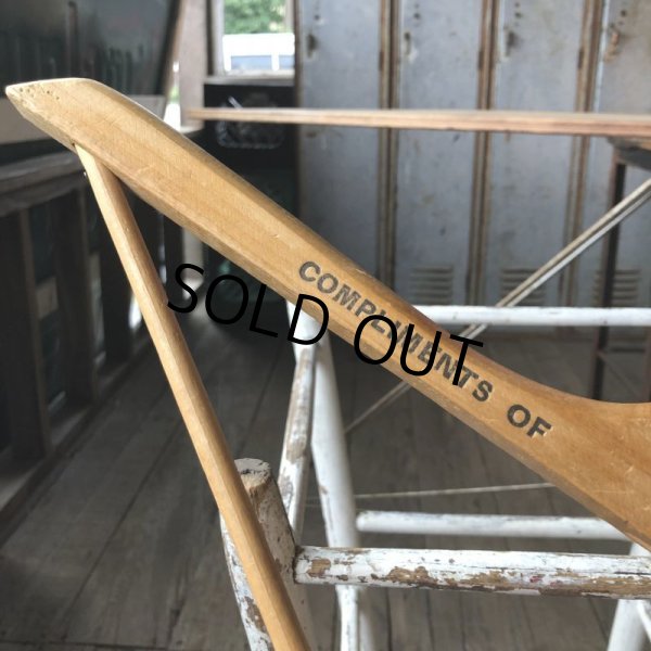 画像2: Vintage Antique Advertising Wood Hanger LANSTYAK (B264) (2)
