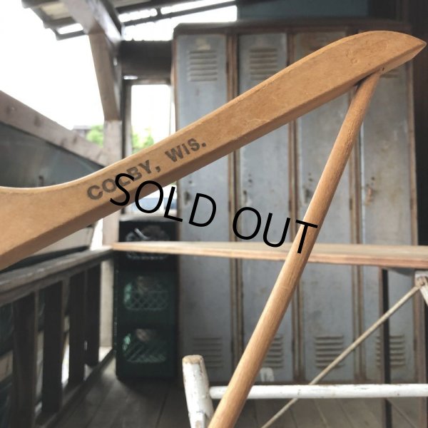 画像3: Vintage Antique Advertising Wood Hanger THE STORE FOR MEN (B267) (3)