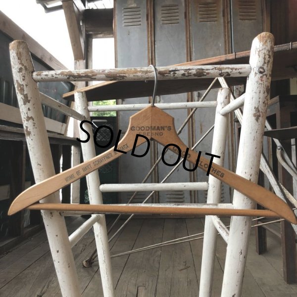 画像4: Vintage Antique Advertising Wood Hanger GOOD MAN'S (B262) (4)