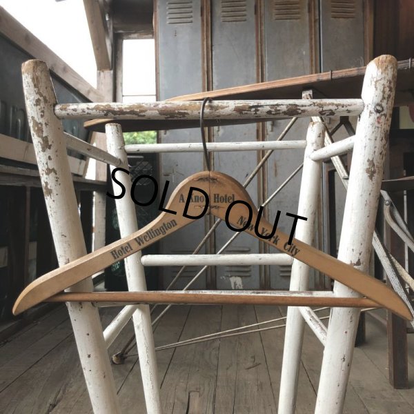 画像3: Vintage Antique Advertising Wood Hanger A Knott Hotel (B256) (3)