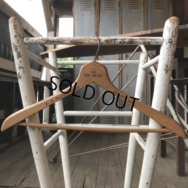 画像4: Vintage Antique Advertising Wood Hanger THE STORE FOR MEN (B267) (4)