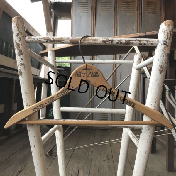 画像5: Vintage Antique Advertising Wood Hanger CARL J.J. SMITH (B254) (5)