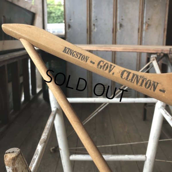 画像2: Vintage Antique Advertising Wood Hanger CARL J.J. SMITH (B254) (2)