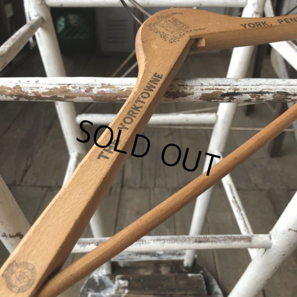 画像2: Vintage Antique Advertising Wood Hanger for a fresh STRT.STOP at a Hotel (B241) (2)