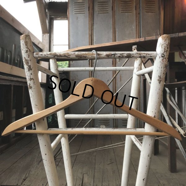 画像3: Vintage Antique Advertising Wood Hanger Jim CLINTON Men's Store (B249) (3)