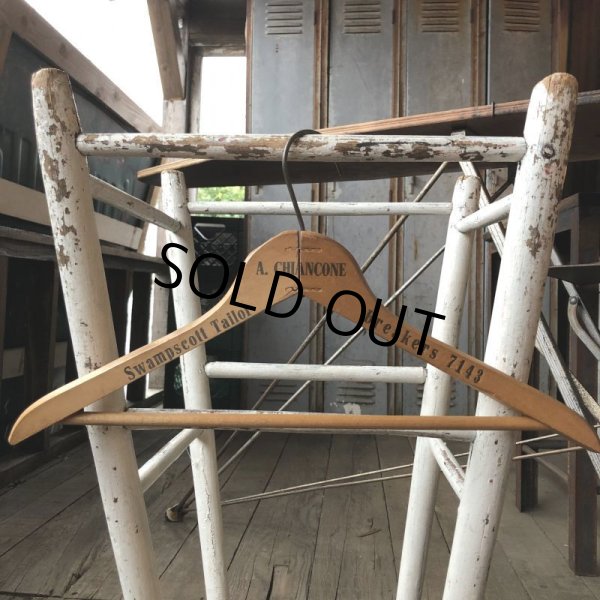 画像4: Vintage Antique Advertising Wood Hanger A. CHIANCONE (B255) (4)