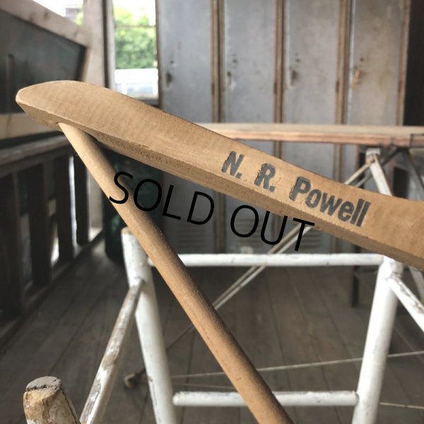 画像2: Vintage Antique Advertising Wood Hanger 40 Water ST. (B251) (2)