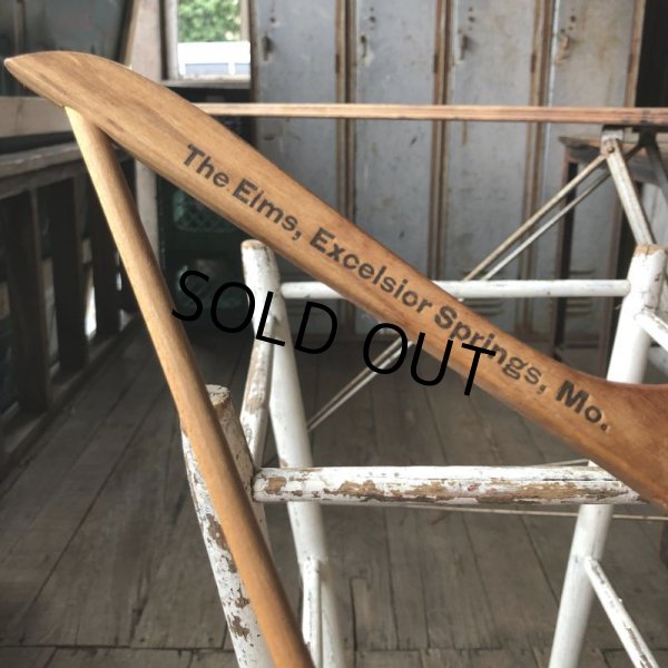 画像2: Vintage Antique Advertising Wood Hanger EHCO (B264) (2)