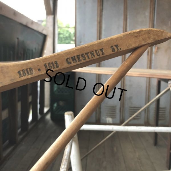 画像3: Vintage Antique Advertising Wood Hanger JACKSON AND MOYER (B252) (3)