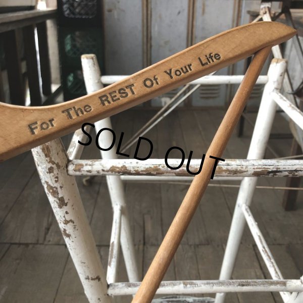 画像3: Vintage Antique Advertising Wood Hanger EHCO (B264) (3)