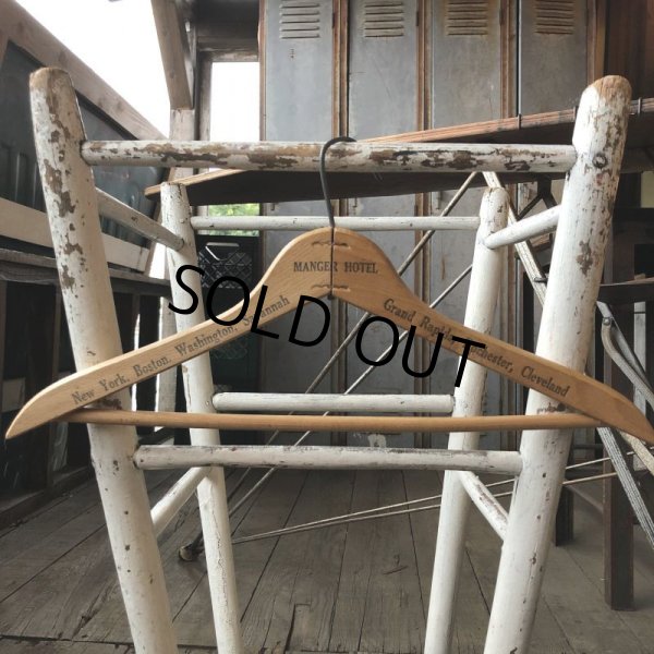 画像4: Vintage Antique Advertising Wood Hanger MANGER HOTEL (B237) (4)