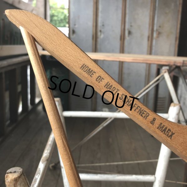 画像2: Vintage Antique Advertising Wood Hanger GOOD MAN'S (B262) (2)