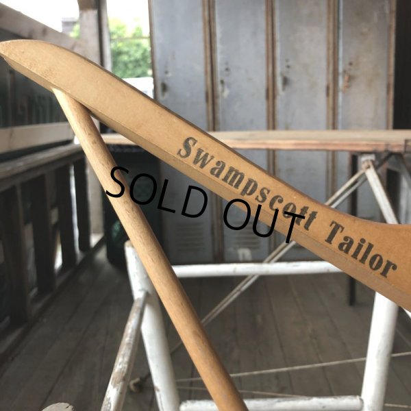 画像2: Vintage Antique Advertising Wood Hanger A. CHIANCONE (B255) (2)