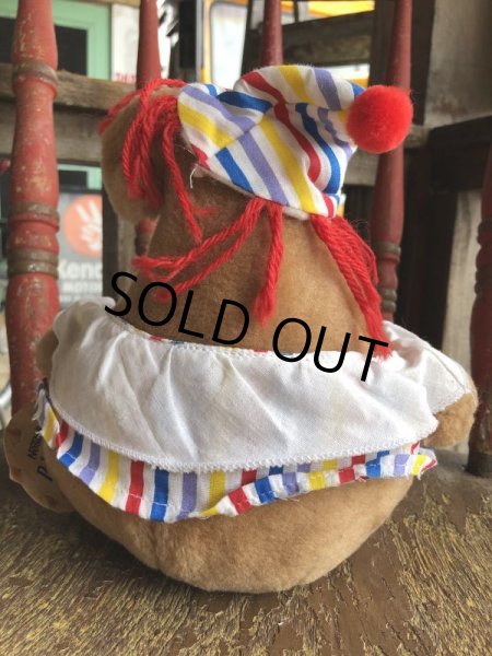 画像4: 80s Vintage Nestle Plush Doll  P.Nutty Clown (B269) (4)