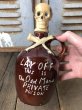 画像8: 50s Vintage JAPAN Skull Poison Bottle Decanter (B275) (8)