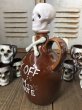 画像8: 50s Vintage JAPAN Skull Poison Bottle Decanter Shot Glass SET (B276) (8)