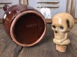 画像7: 50s Vintage JAPAN Skull Poison Bottle Decanter (B275) (7)