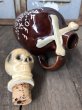 画像5: 50s Vintage JAPAN Skull Poison Bottle Decanter (B275) (5)