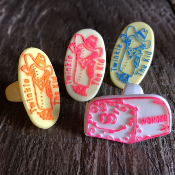 画像4: 70s Vintage Twinkie the Kid Promo Ring Blue (B277) (4)