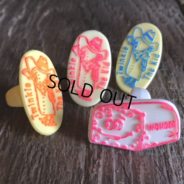 画像4: 70s Vintage Twinkie the Kid Promo Ring Orange (B279) (4)