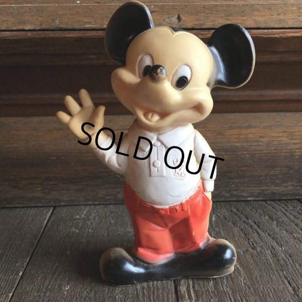 画像1: Vintage Mickey Rubber Doll (B282) (1)