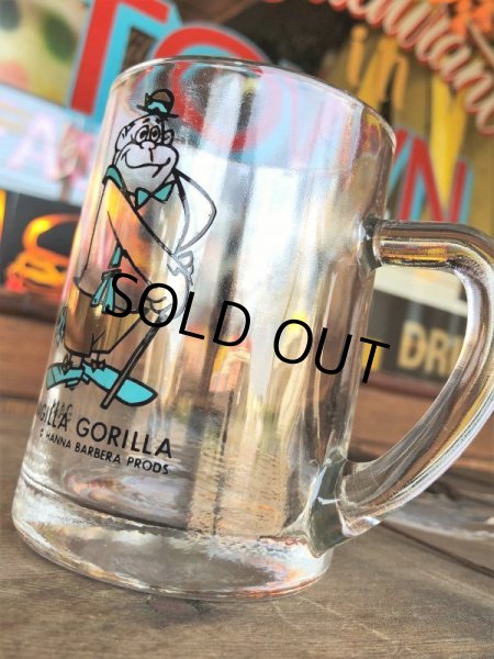画像2: Vintage Hanna Barbera Magilla Gorilla Mug Glass (B283) (2)