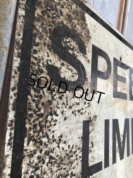 画像2: Vintage Road Sign SPEED LIMIT 25 (B309)  (2)