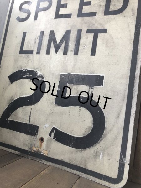 画像3: Vintage Road Sign SPEED LIMIT 25 (B311)  (3)
