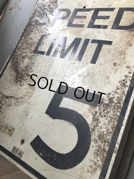 画像3: Vintage Road Sign SPEED LIMIT 25 (B309)  (3)
