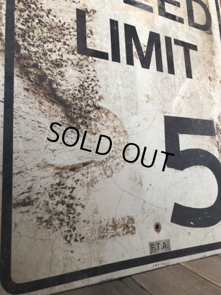 画像4: Vintage Road Sign SPEED LIMIT 25 (B309)  (4)