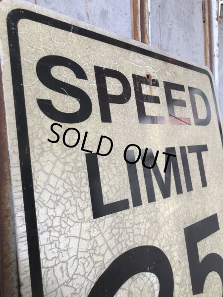 画像2: Vintage Road Sign SPEED LIMIT 25 (B304)  (2)