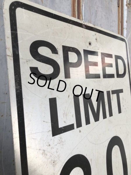 画像2: Vintage Road Sign SPEED LIMIT 20 (B285)  (2)