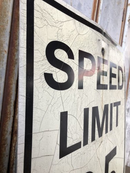 画像2: Vintage Road Sign SPEED LIMIT 25 (B310)  (2)