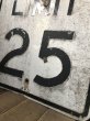 画像4: Vintage Road Sign SPEED LIMIT 25 (B306)  (4)