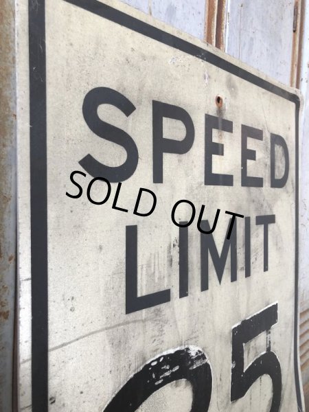 画像2: Vintage Road Sign SPEED LIMIT 25 (B311)  (2)