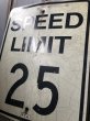 画像5: Vintage Road Sign SPEED LIMIT 25 (B310)  (5)