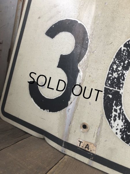 画像3: Vintage Road Sign SPEED LIMIT 30 (B319)  (3)