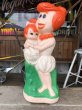 画像1: 70s Vintage The Flintstones Wilma & Pebbles Bank (B350) (1)