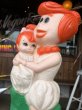 画像2: 70s Vintage The Flintstones Wilma & Pebbles Bank (B350) (2)