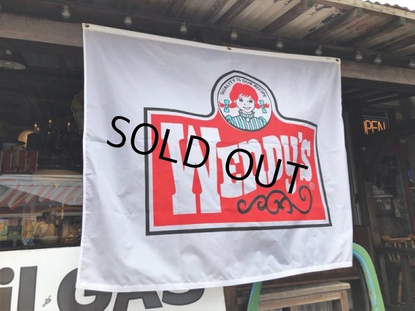 画像4: Vintage Wendy's Banner (B353) (4)