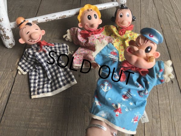 画像8: Vintage Gund Popeye Hand Puppet (B357) (8)