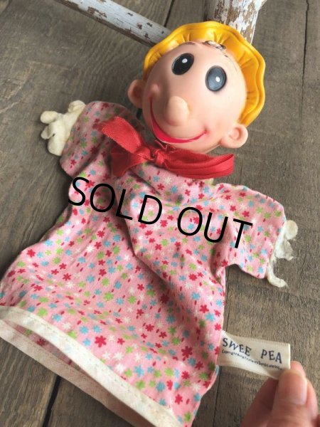 画像3: Vintage Gund Popeye Swee Pea Hand Puppet (B355) (3)